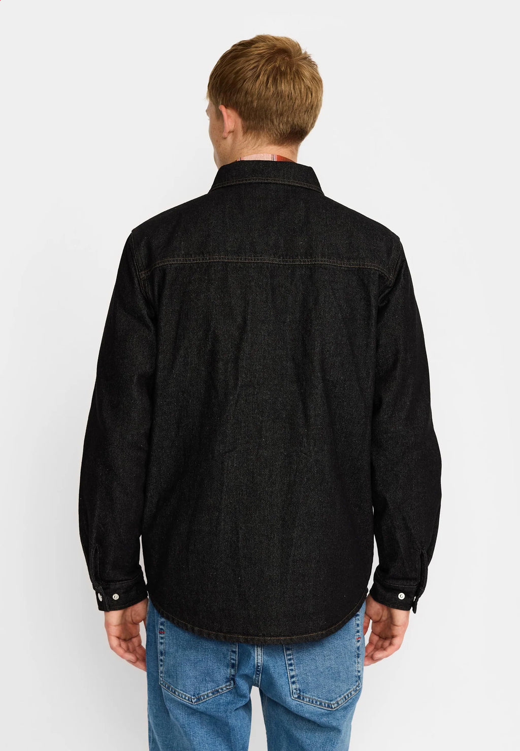 Sur-Chemise 3956 Zipped Denim Worker Noir RVLT