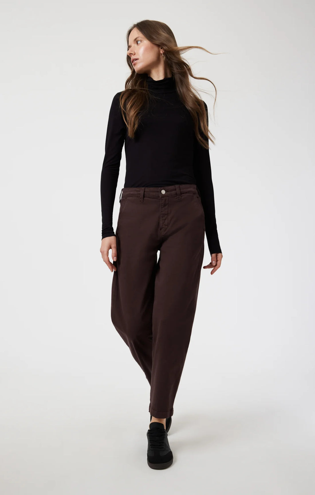 Pantalon Lauren Currant Twill Mavi Jeans