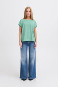 Ichi Beryl Green Rebel Top