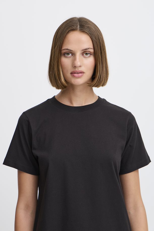 Ichi Black Palmer Loose T-Shirt