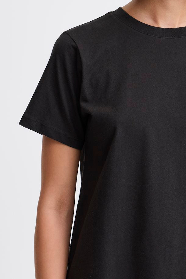 Ichi Black Palmer Loose T-Shirt
