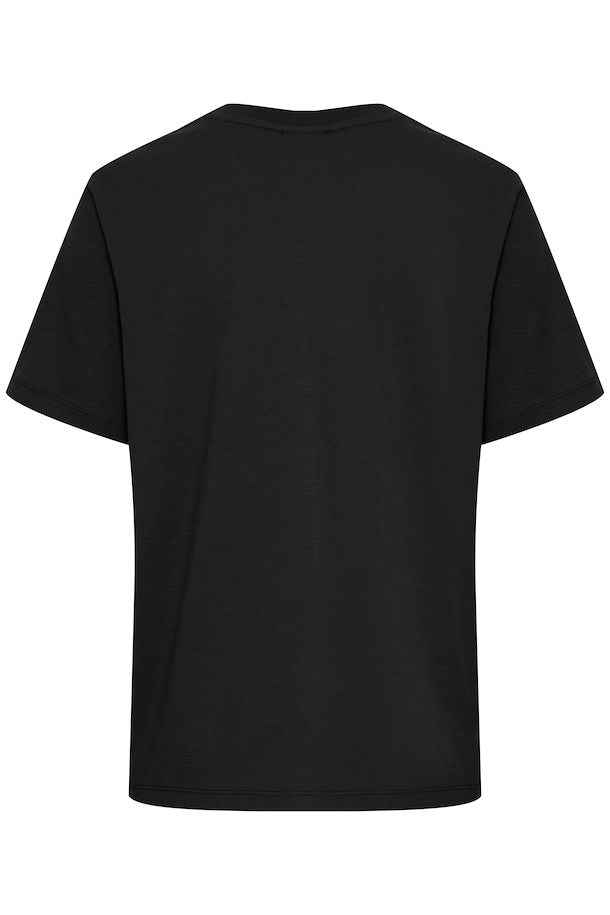 Ichi Black Palmer Loose T-Shirt