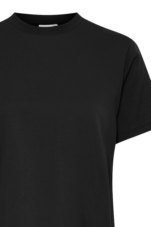 Ichi Black Palmer Loose T-Shirt