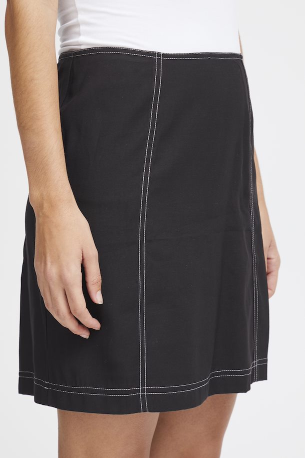 Ramla Black Ichi Skirt