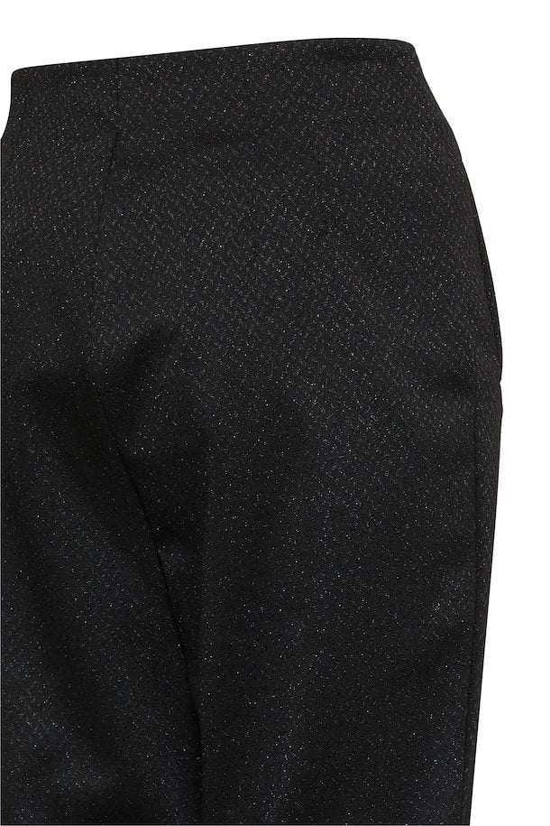 Ichi Kate Lurex Sparkle Black Trousers