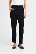 Ichi Kate Lurex Sparkle Black Trousers