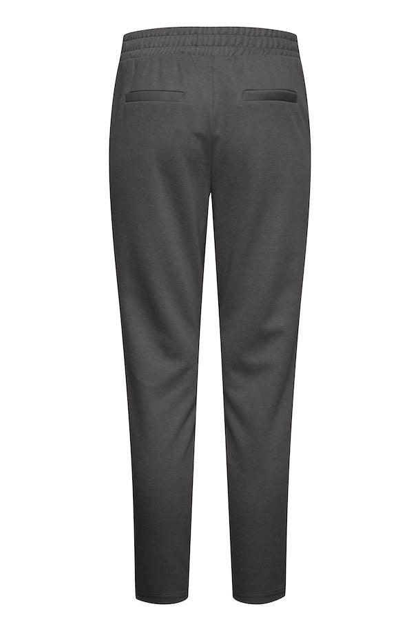 Ichi Kate Black Piqué Trousers