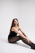 50 Denier Zafir Black Tights Ichi