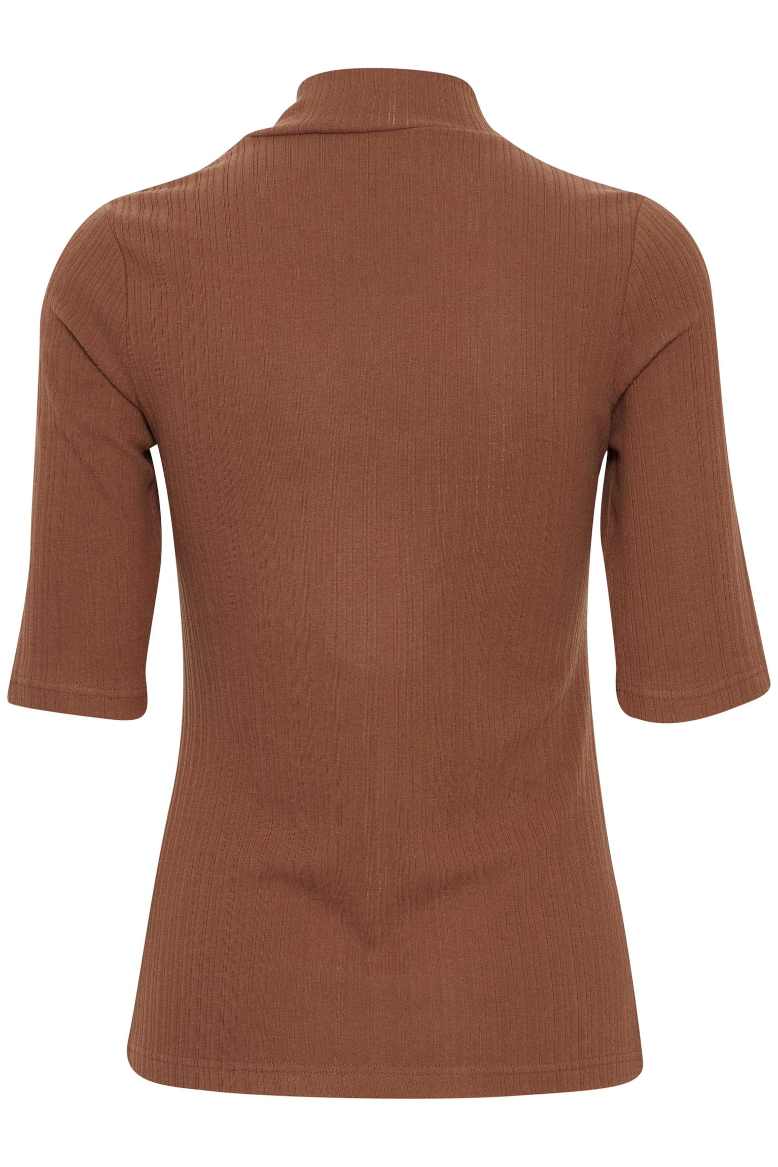 Fransa Brown Henley Shirt