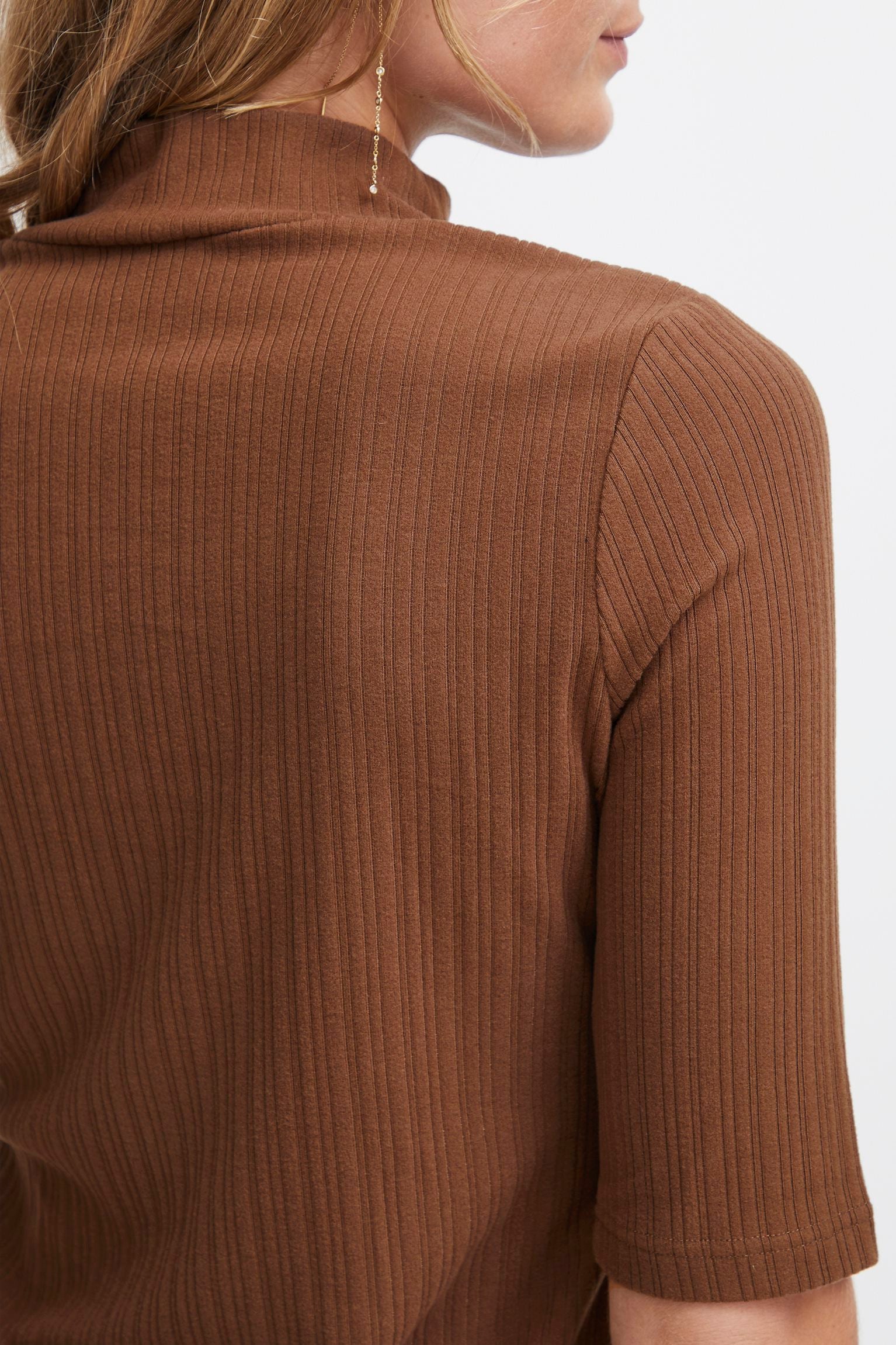 Chandail Henley Brun Fransa