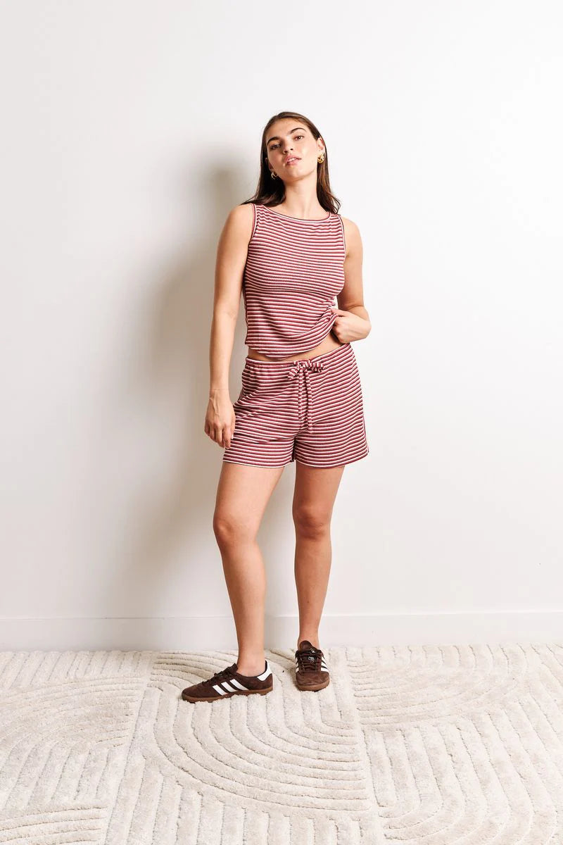 Short Chloé Red Kuwalla Tee