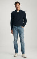 Marcus Mid Brushed Organic Vintage Mavi Jeans