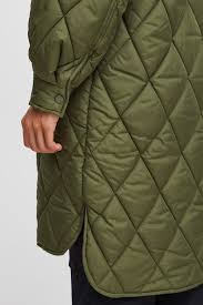 Manteau Hansa Vert Moss Ichi