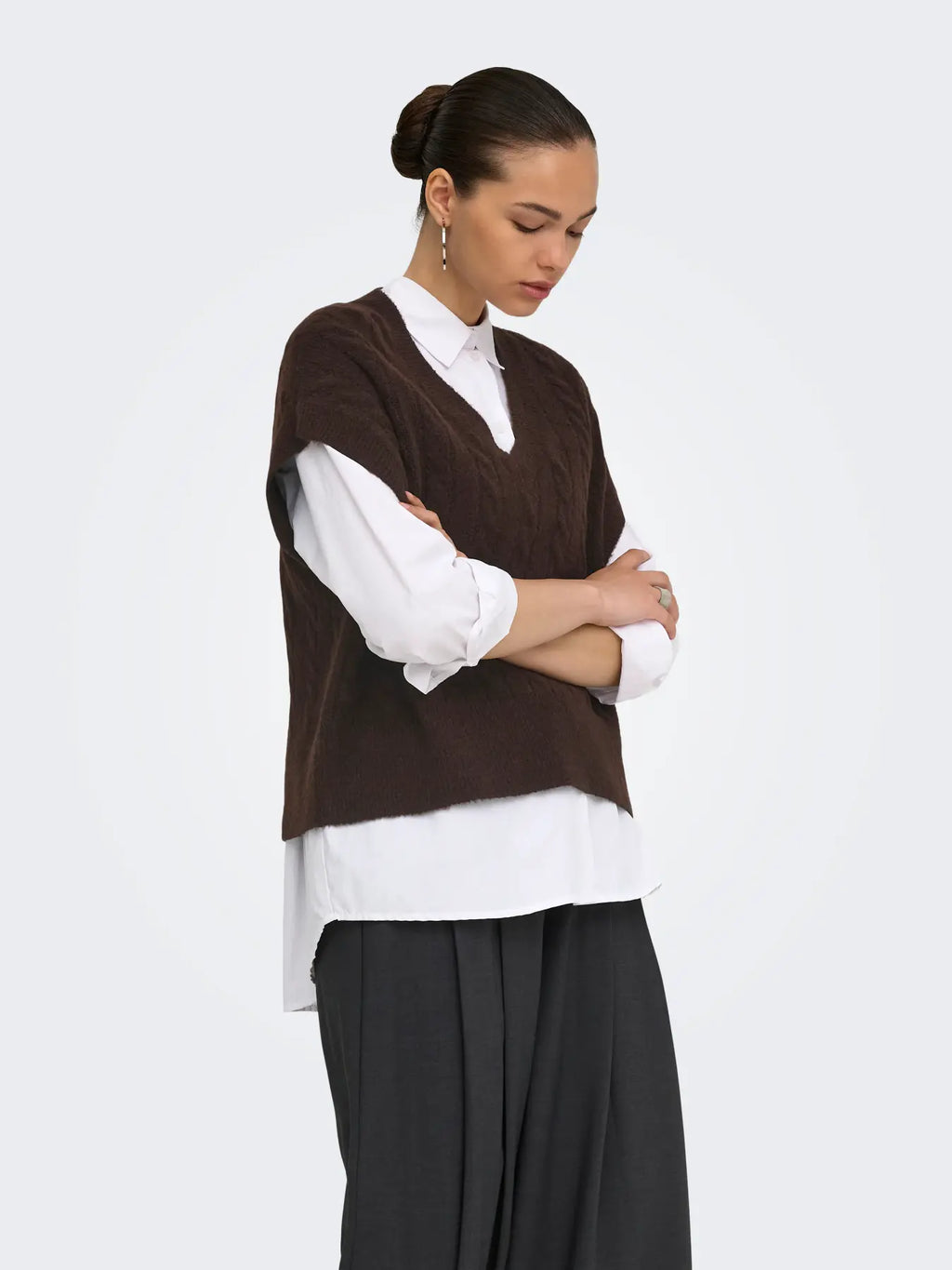 Haut Melody Vest Brun Only