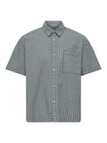 Daves Check Egret Shirt Only & Sons