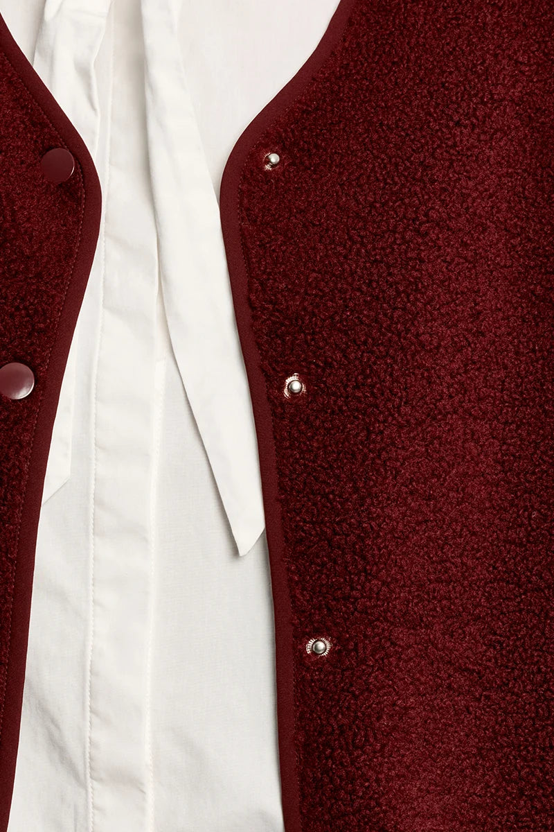 Veste Sans Manches Séville Bordeaux Lili Sidonio