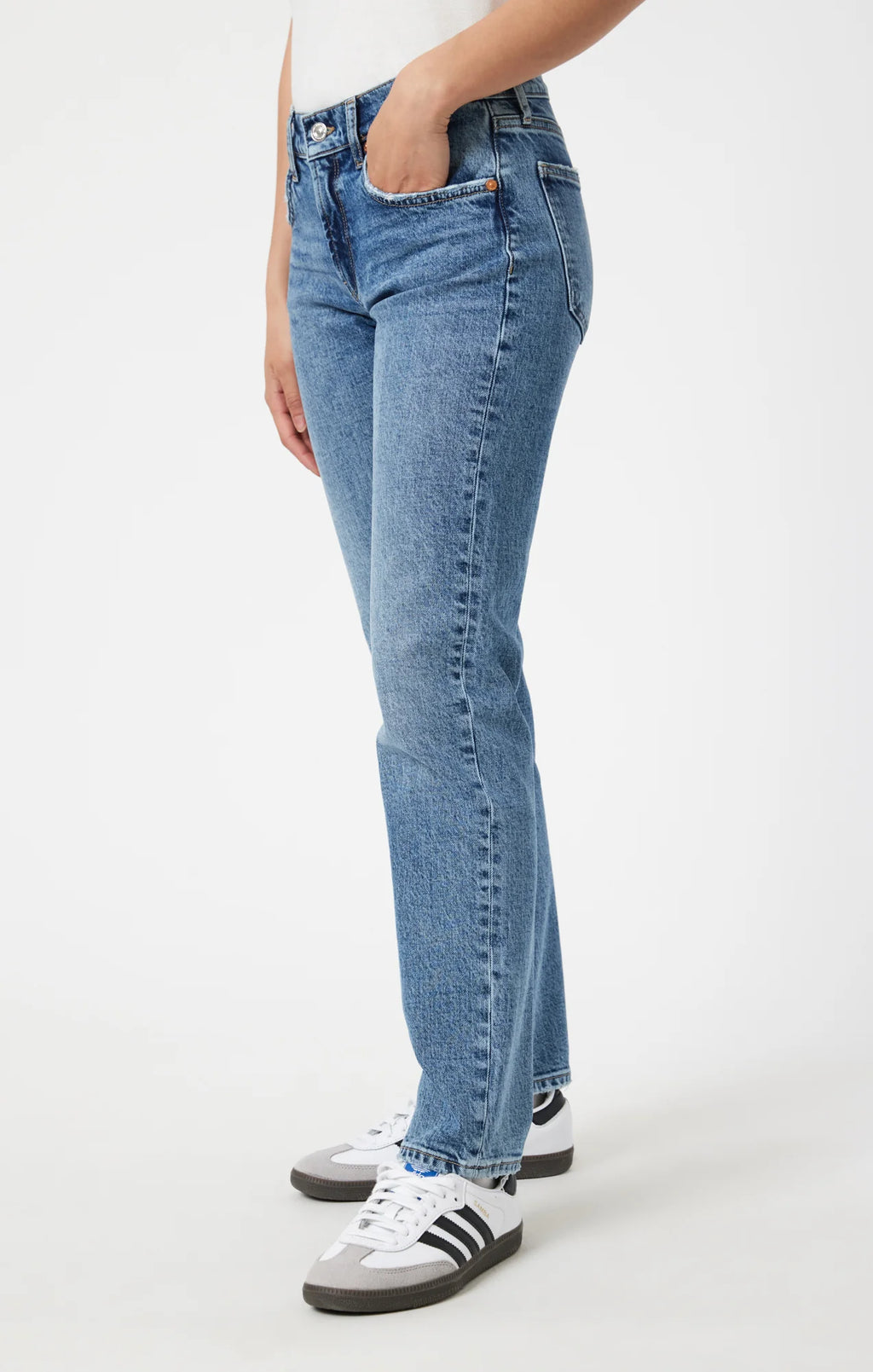 Mirella Mid Brushed Classic Blue Mavi Jeans