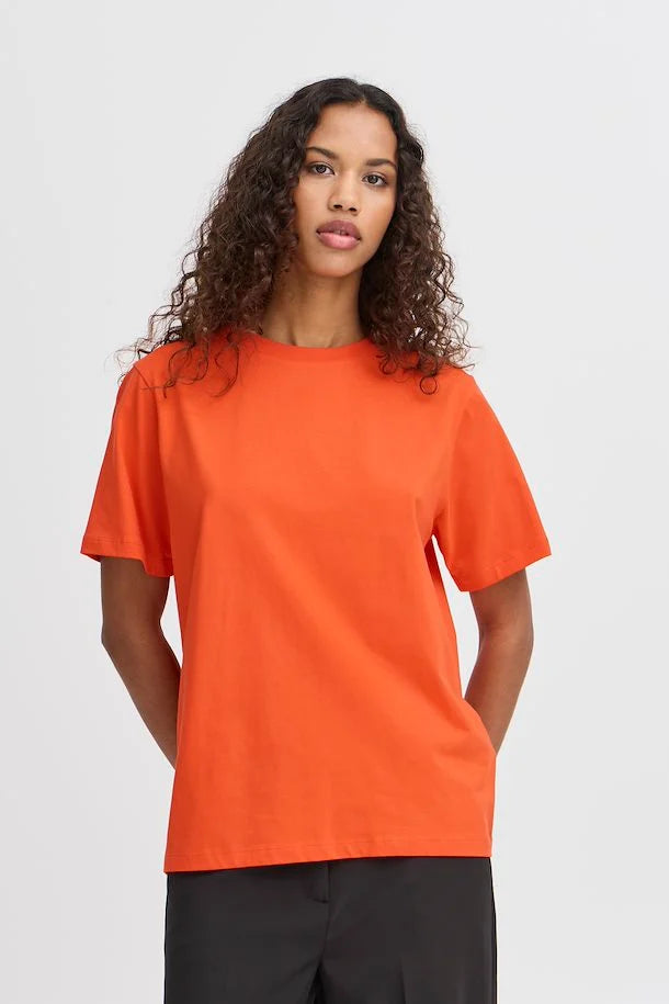 T-Shirt Palmer Loose Orange Fiesta Ichi