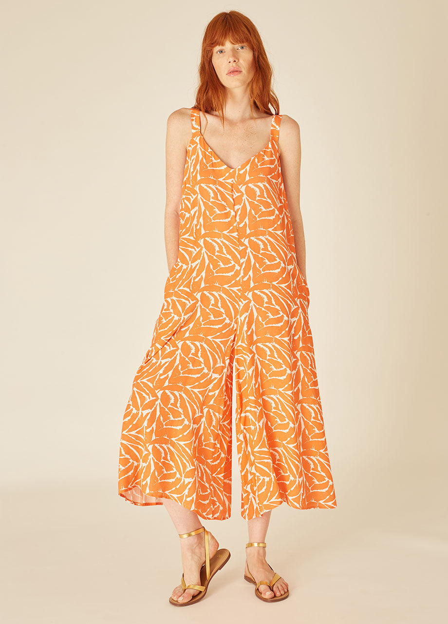 Pepaloves Coral Petal Jumpsuit
