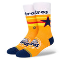 Socks MLB Houston Astros Astrodome Orange Stance