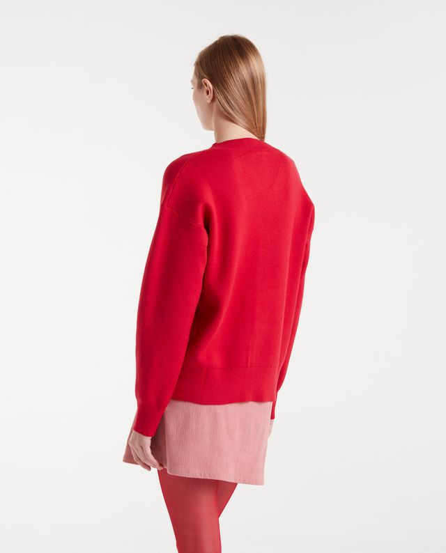 Chandail Jumper Intarsia Rouge Compania Fantastica