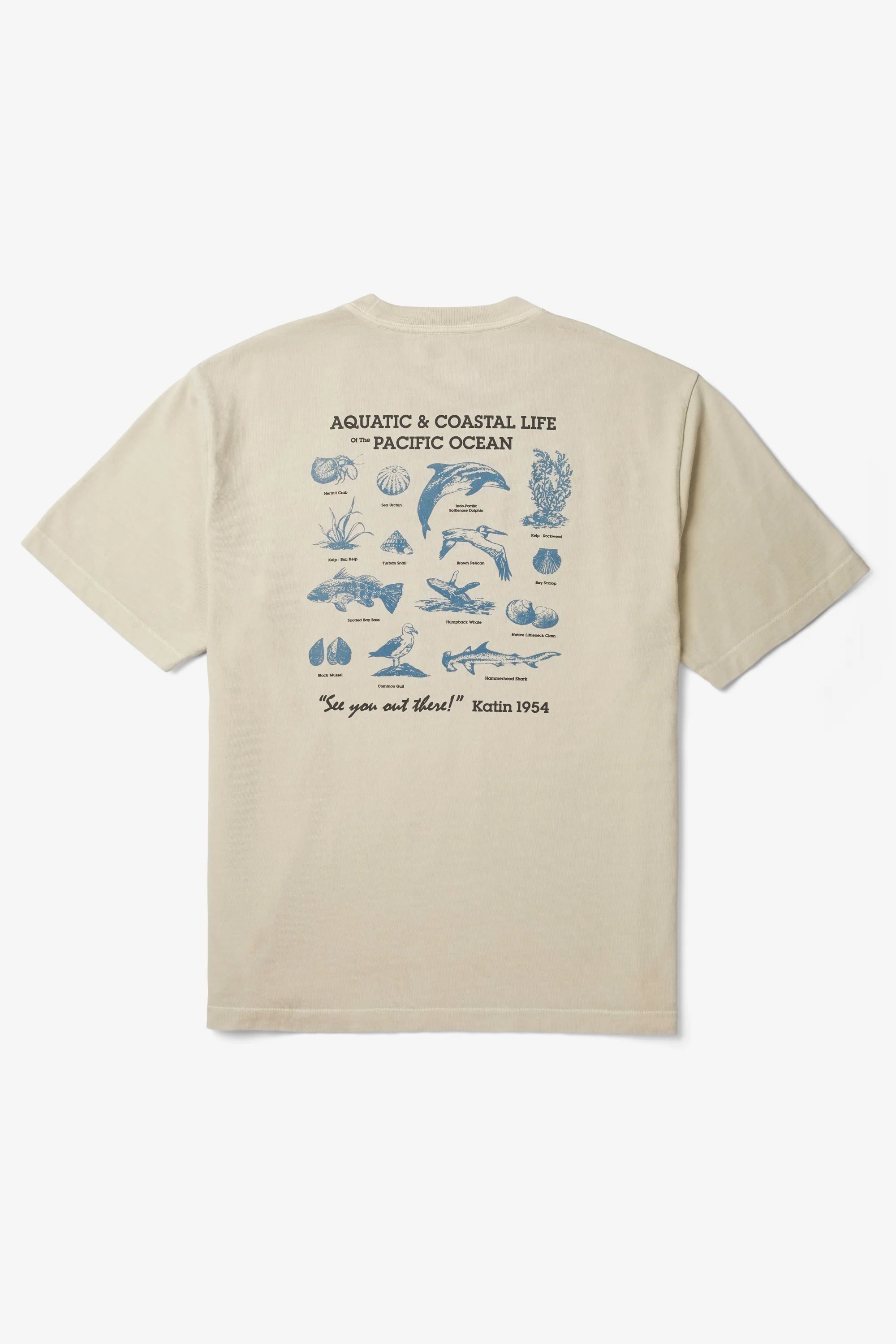 T-Shirt Conservation Box Beige Pelican Katin