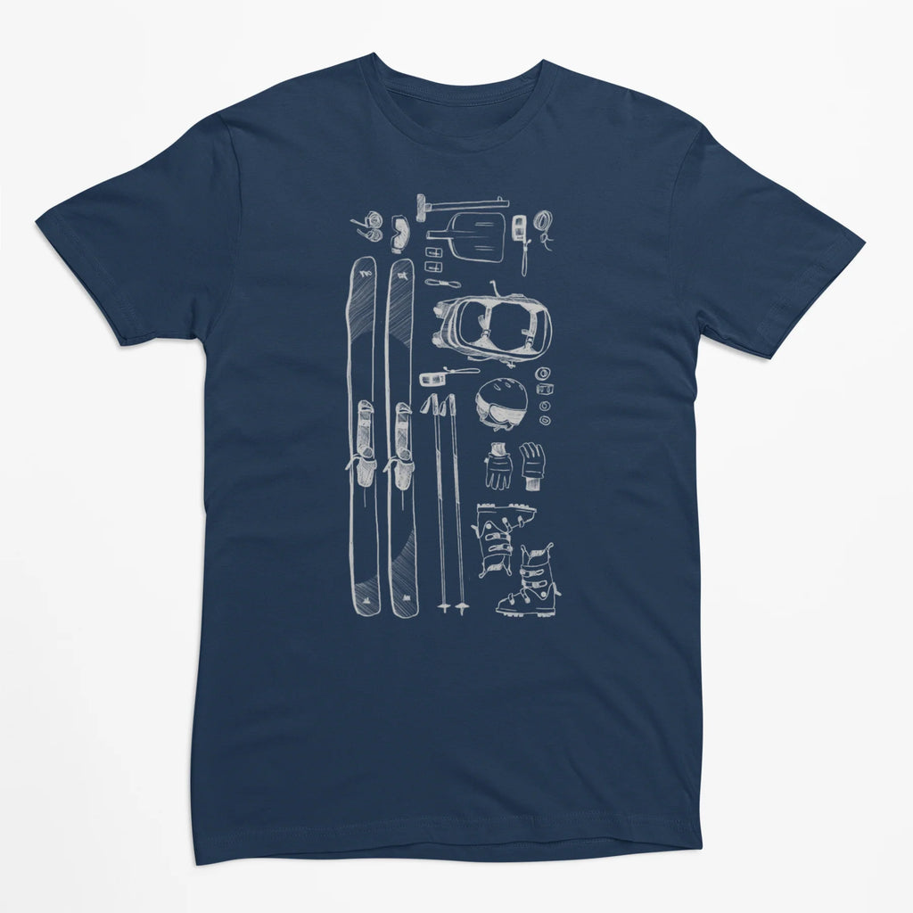 Baltrakon Navy Blue Ski Kit T-Shirt