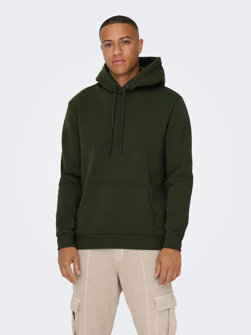 Chandail Ceres Hoodie Vert Rosin Only & Sons
