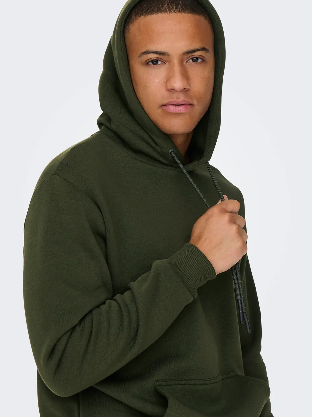 Chandail Ceres Hoodie Vert Rosin Only & Sons