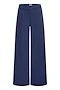 Trousers Kate Wide Long Medieval Blue Ichi