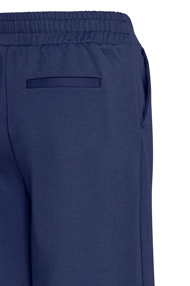 Trousers Kate Wide Long Medieval Blue Ichi
