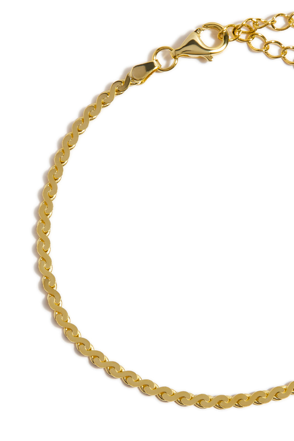 Serpentine Gold Bracelet Midi34