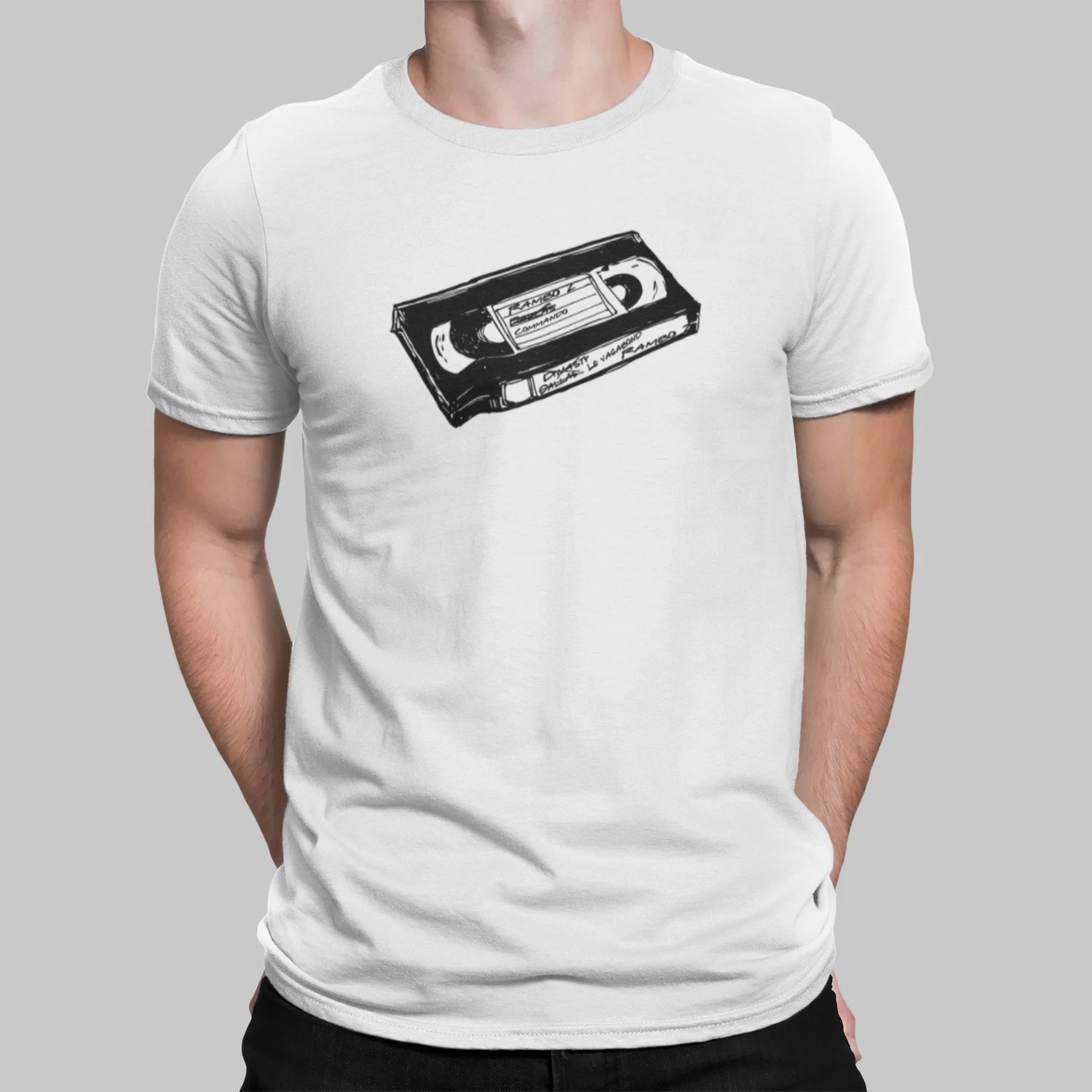 T-Shirt Cassette Blanc Baltrakon