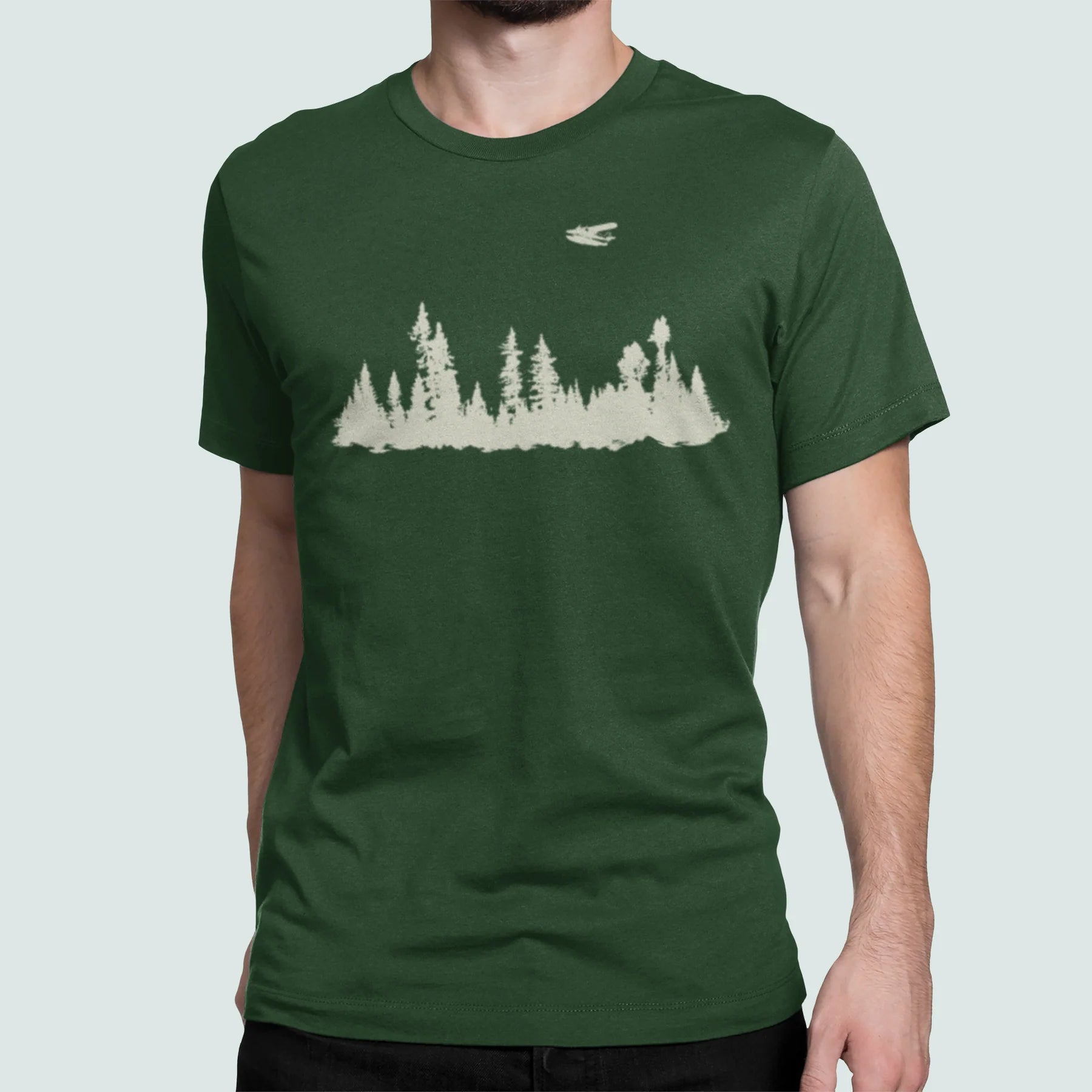 Seaplane T-Shirt in Saguenay Forest Green Baltrakon