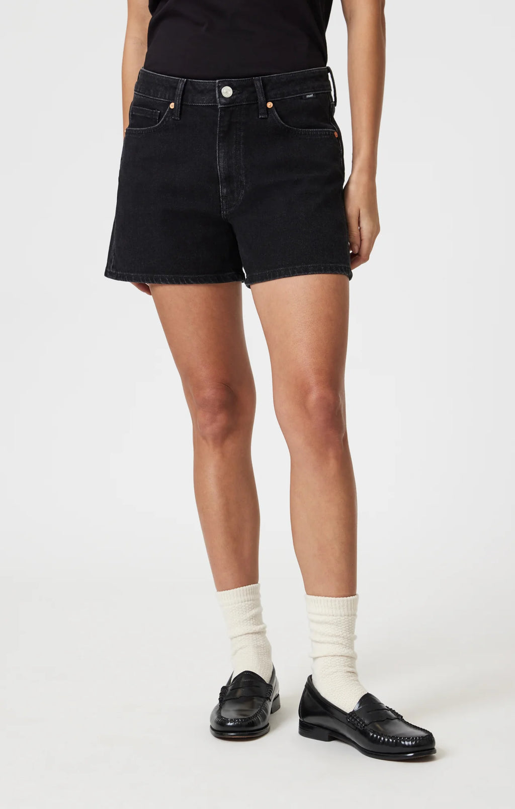 Short Heidi Dark Smoke 90'S Blue Jeans