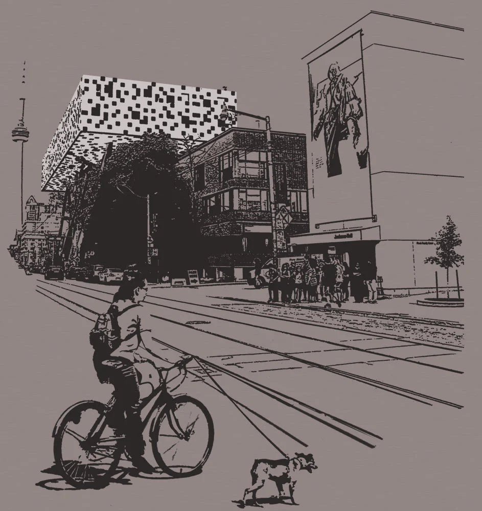 T-Shirt Dog On a Leash, with Art College Tresnormal