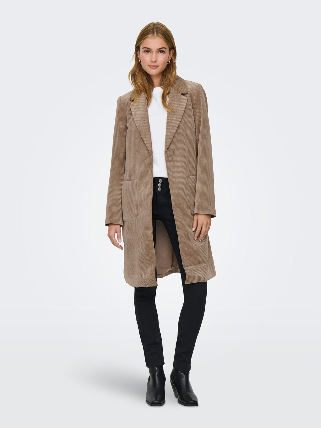 Manteau Astrid Cord Café Only