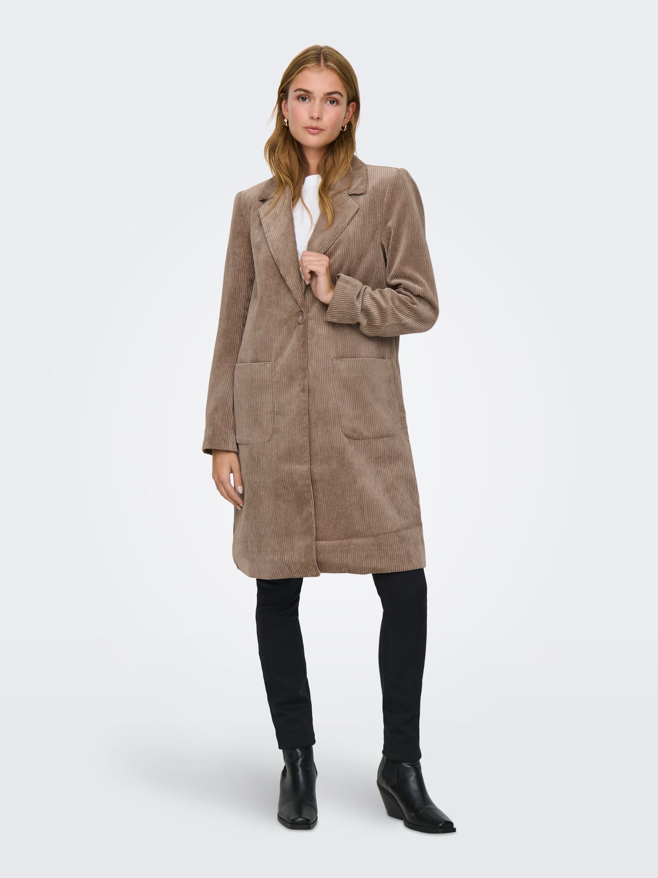 Manteau Astrid Cord Café Only