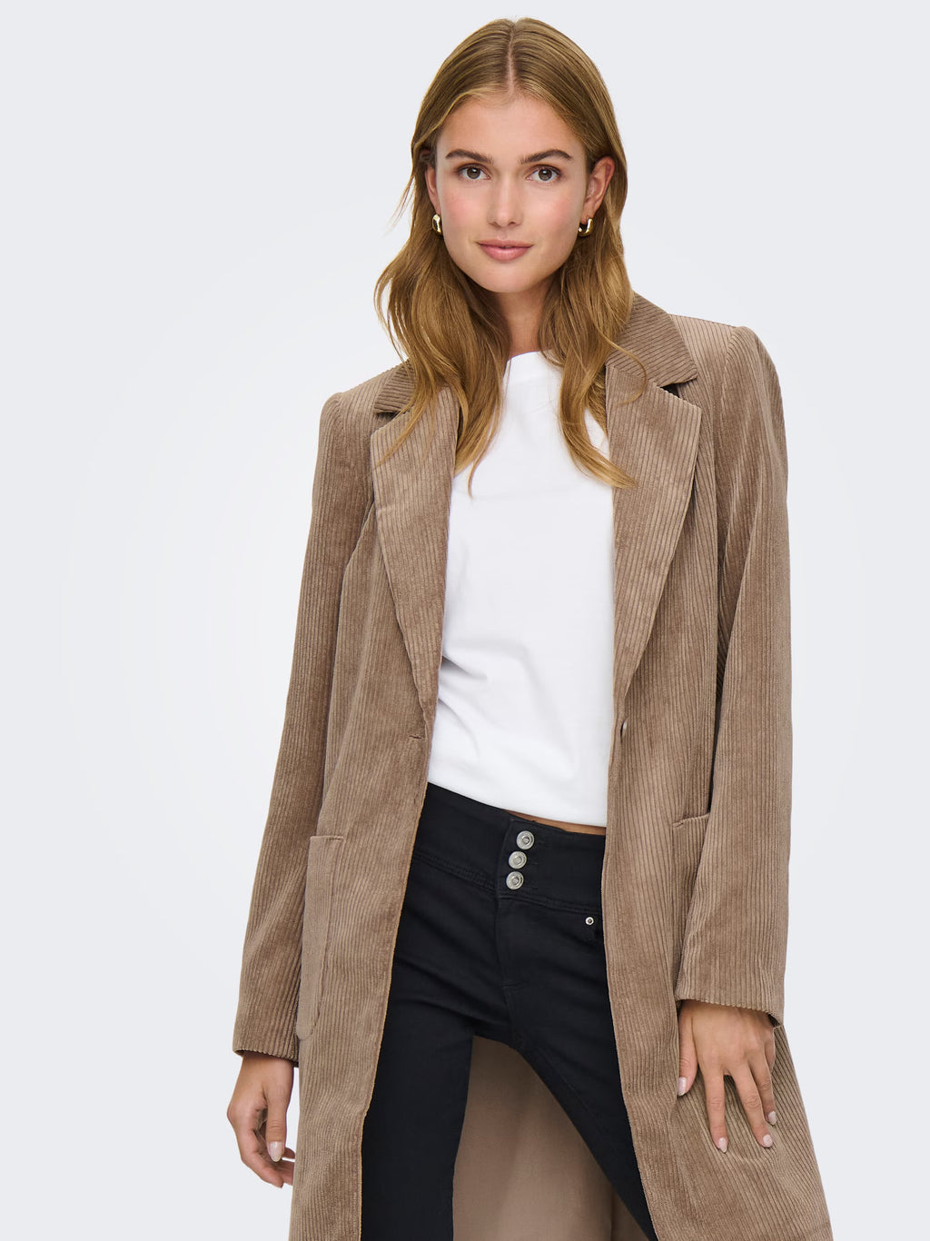 Manteau Astrid Cord Café Only