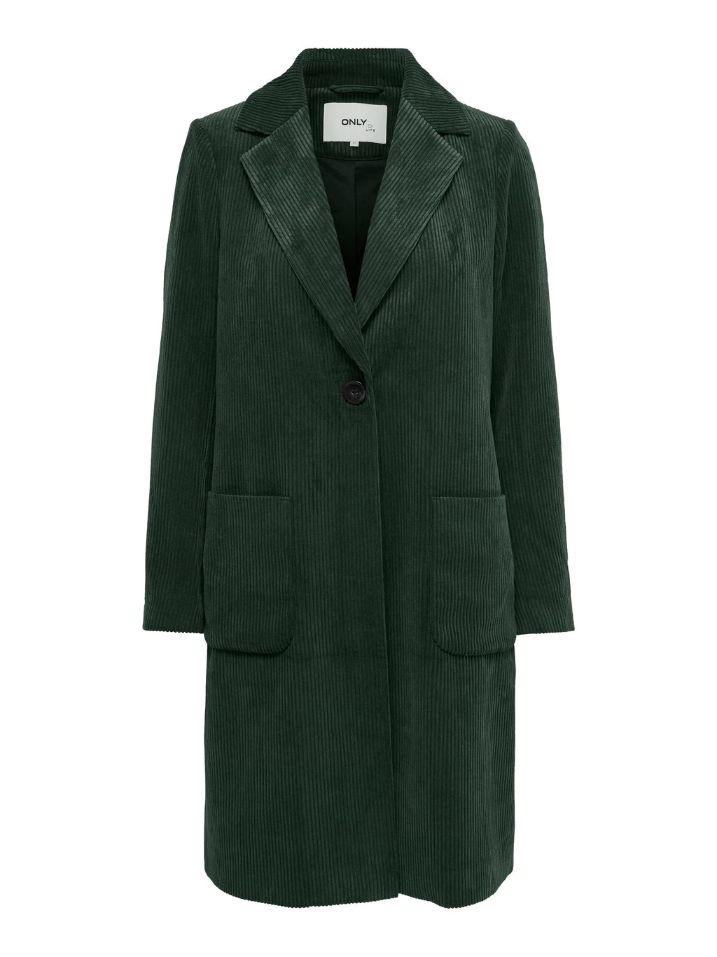 Manteau Astrid Cord Vert Only