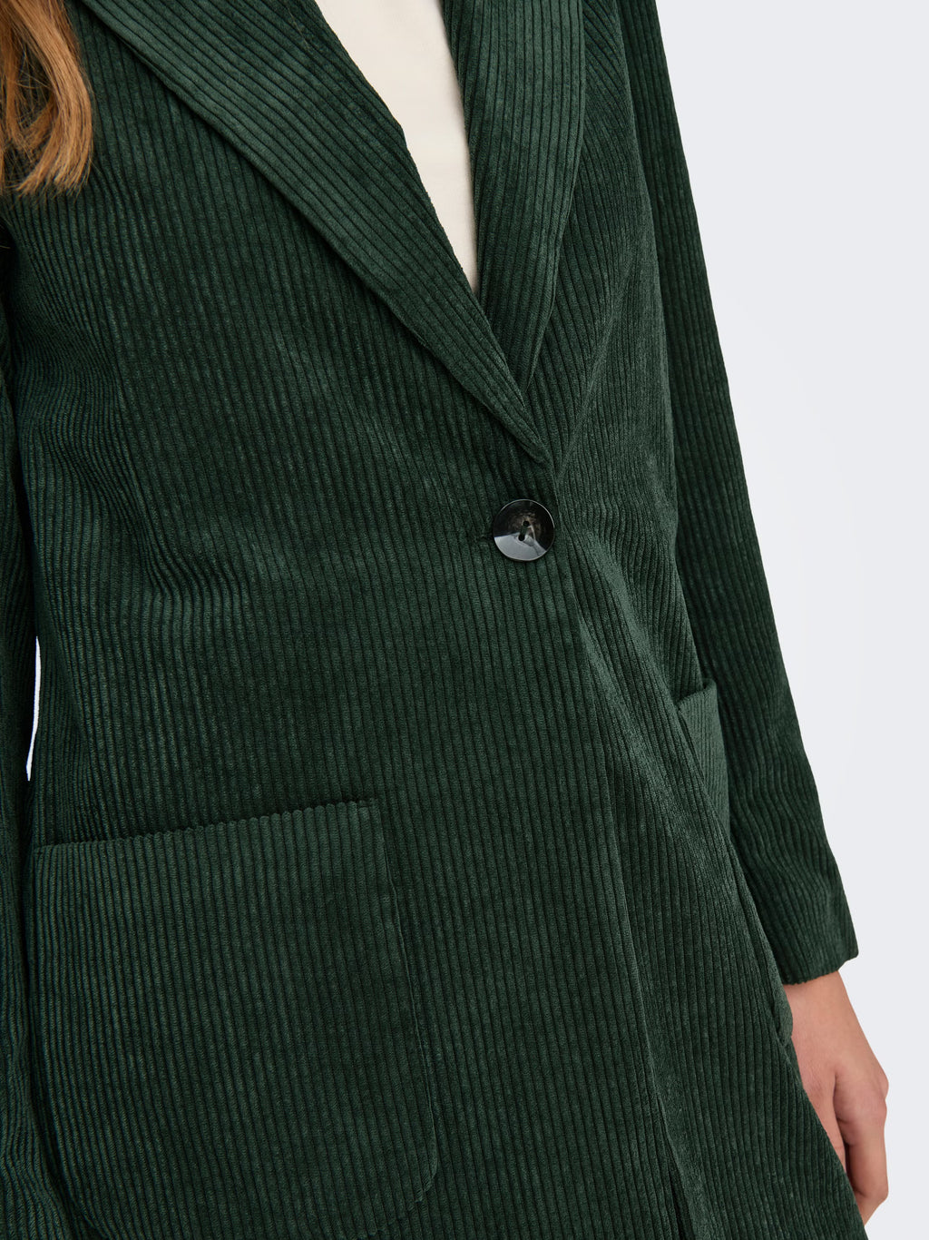 Manteau Astrid Cord Vert Only