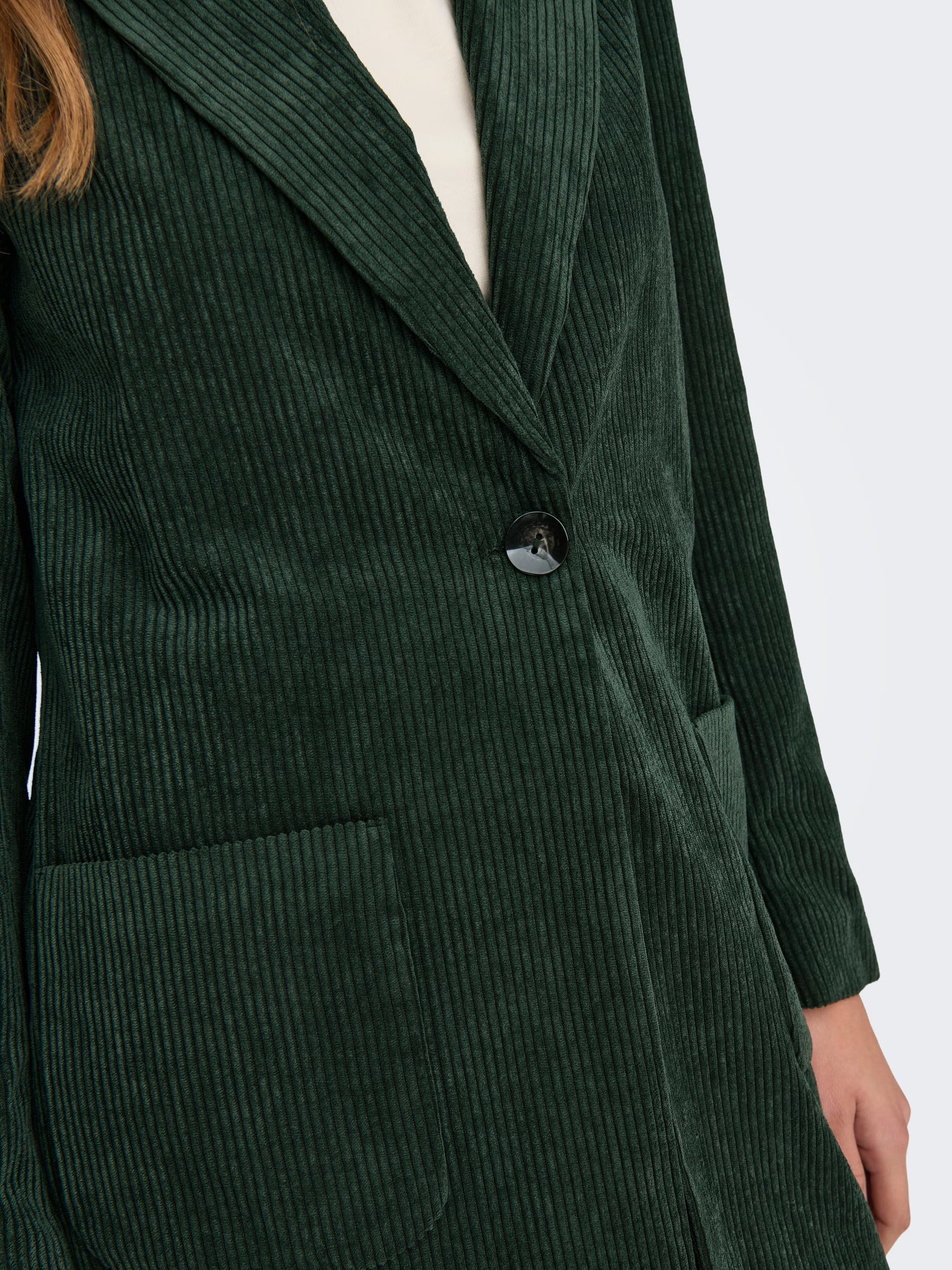 Manteau Astrid Cord Vert Only