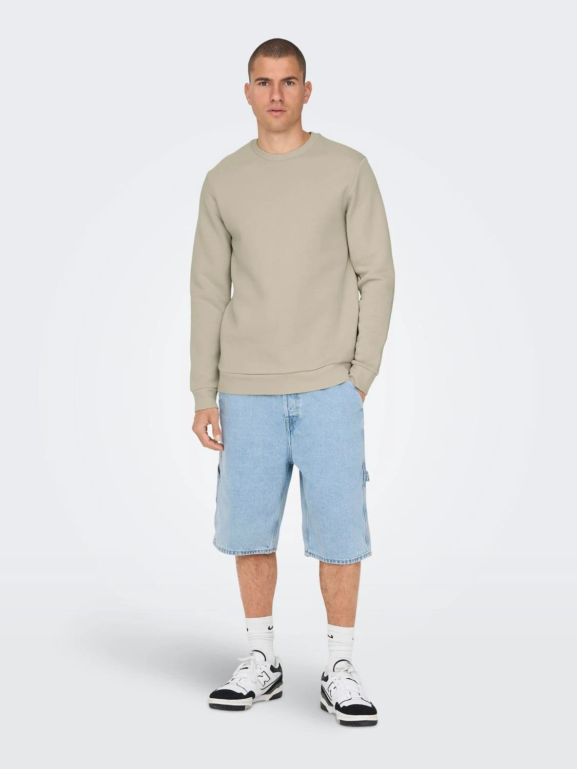 Ceres Crew Silver Lining Only & Sons Sweater