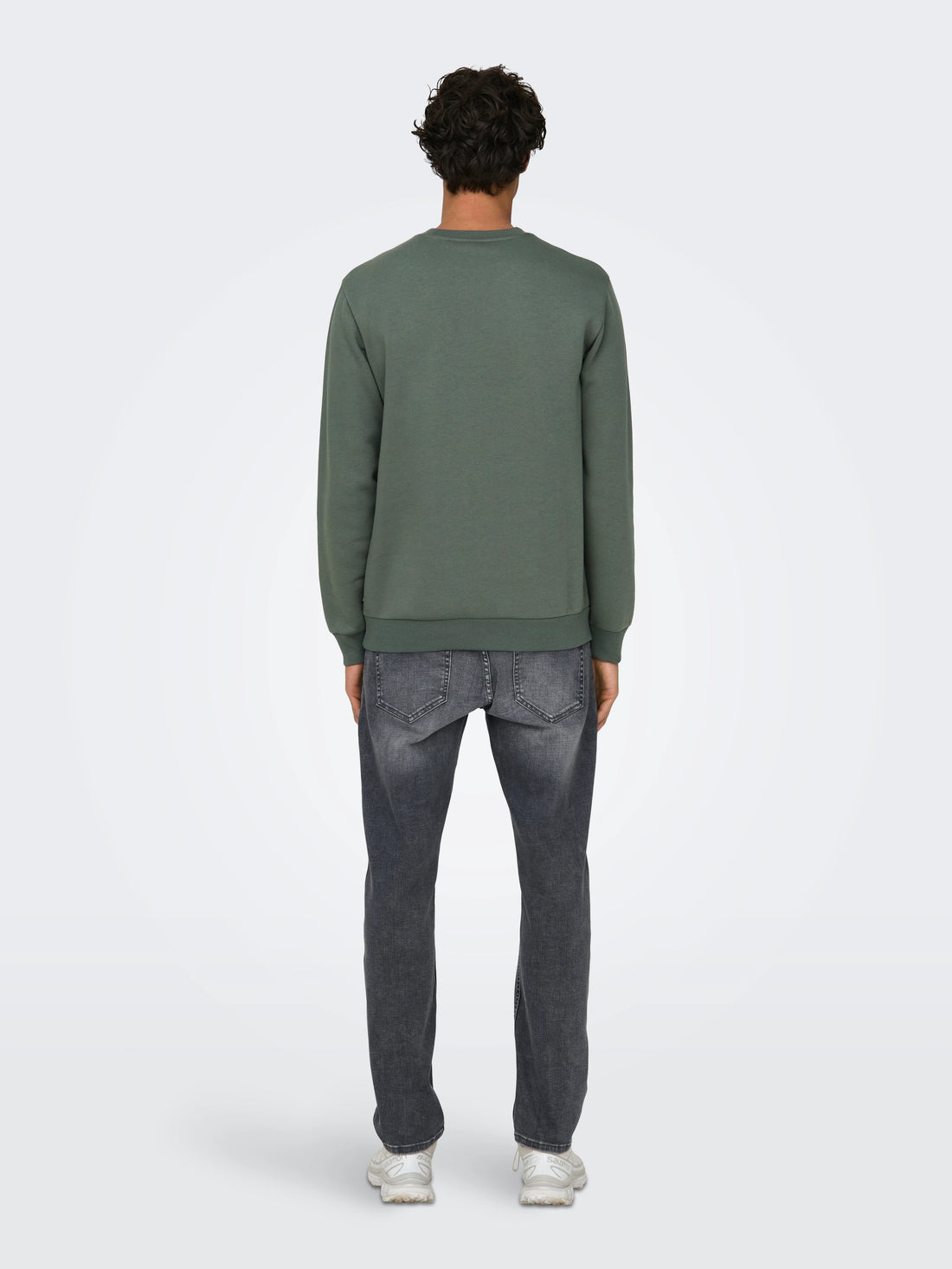 Chandail Ceres Crew Castor Grey Only & Sons