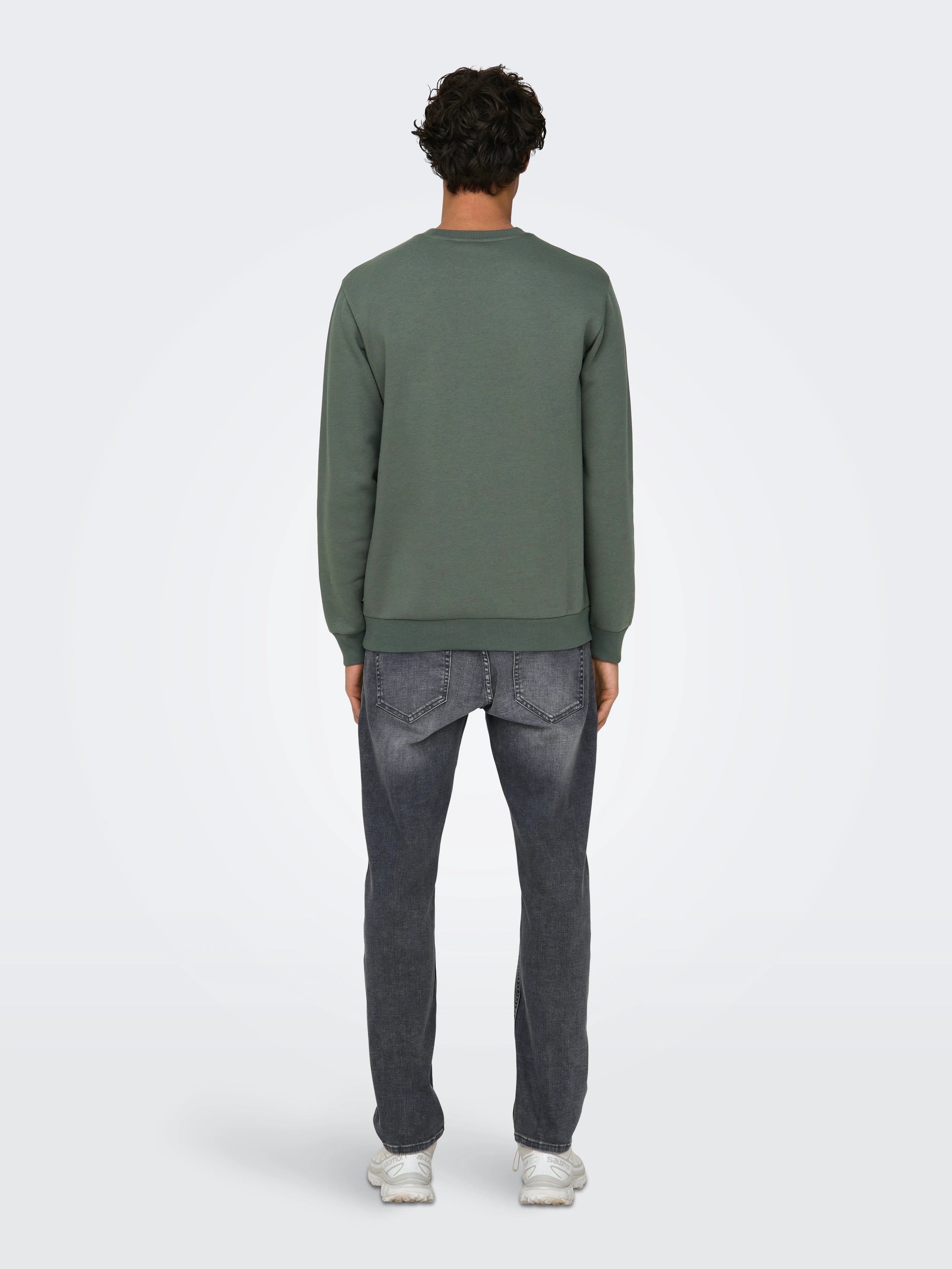 Ceres Crew Sweatshirt Castor Grey Only & Sons