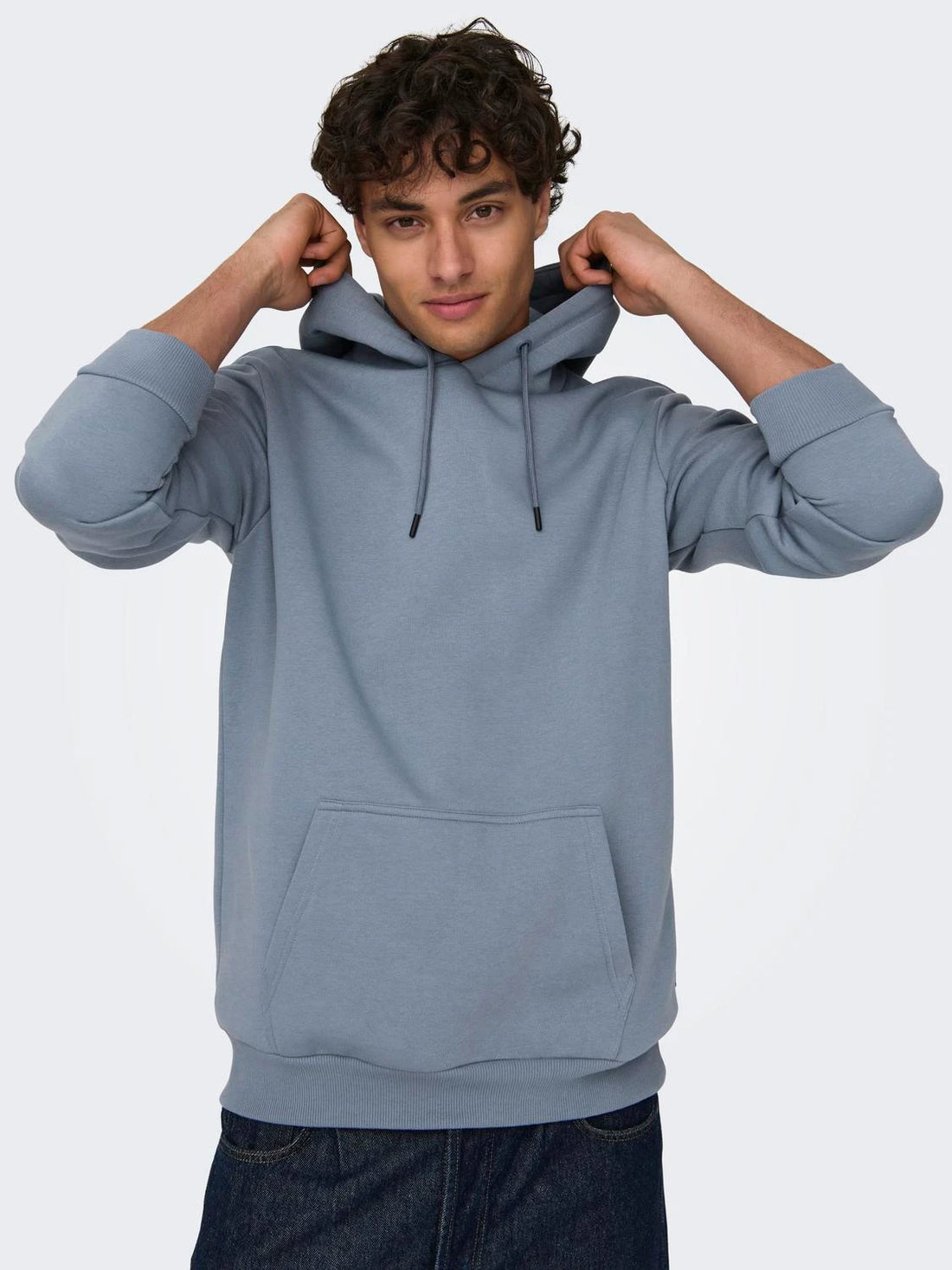 Chandail Ceres Hoodie Bleu Acier Only & Sons