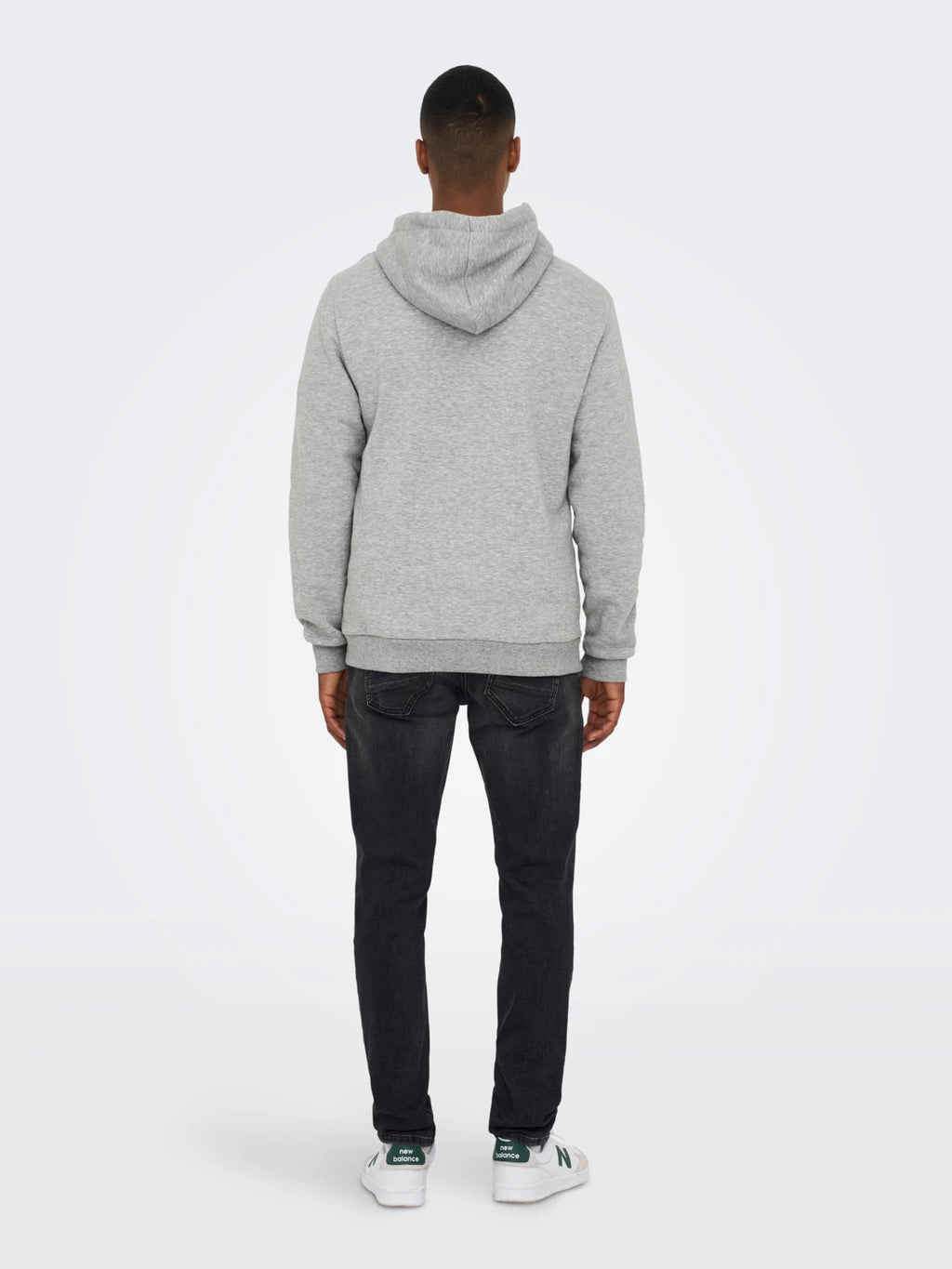 Only & Sons Ceres Heather Grey Hoodie