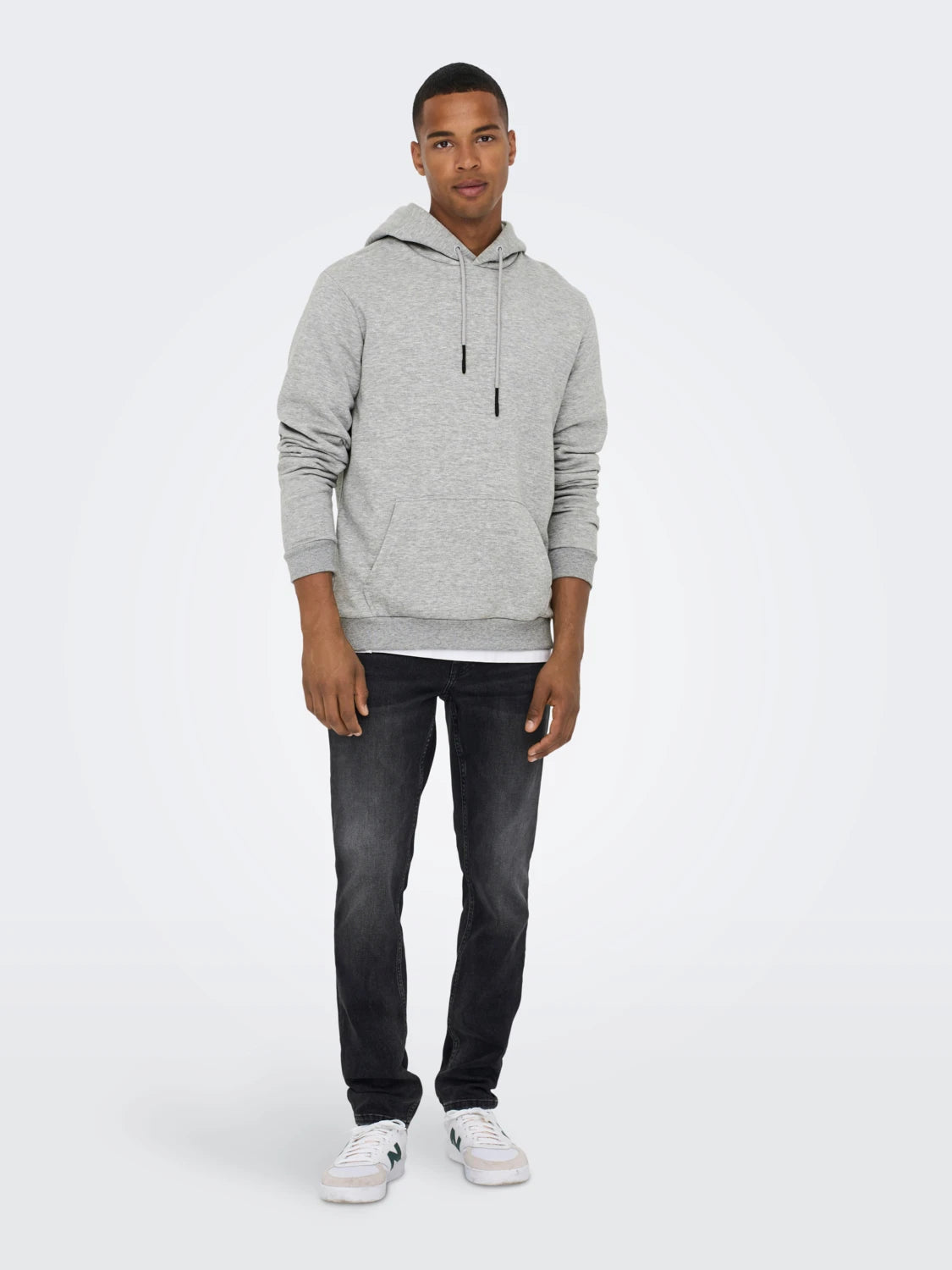 Only & Sons Ceres Heather Grey Hoodie