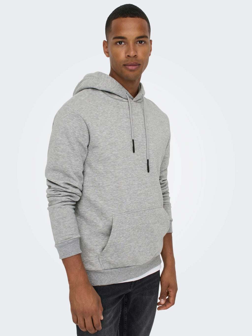 Only & Sons Ceres Heather Grey Hoodie