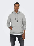Only & Sons Ceres Heather Grey Hoodie